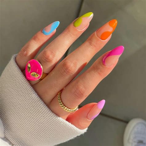 Summer Acrylic Nails Pretty Acrylic Nails Spring Nails Chic Nails