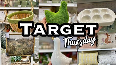 New Target Dollar Spot Spring Easter Decor Shop With Me Youtube