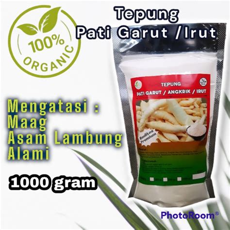 Jual Tepung Pati Garut Angkrik Pati Irut Obat Asam Lambung Maag