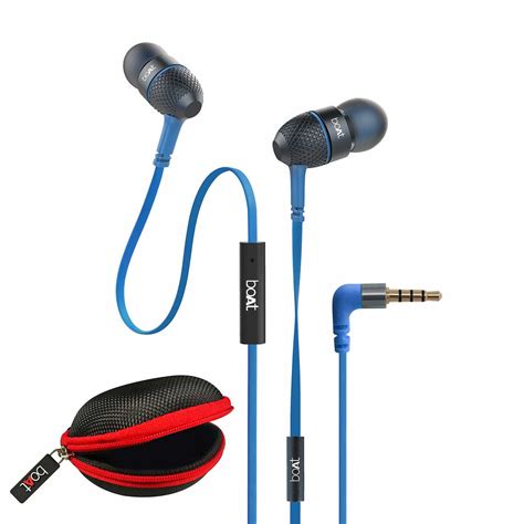 Buy BoAt BassHeads 228 Extra Bass With Pouch In Ear Wired Earphones