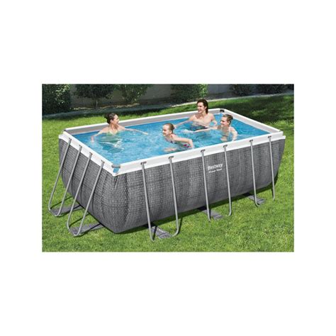 Piscine Tubulaire X X H Cm Bestway Power Steel Rotin