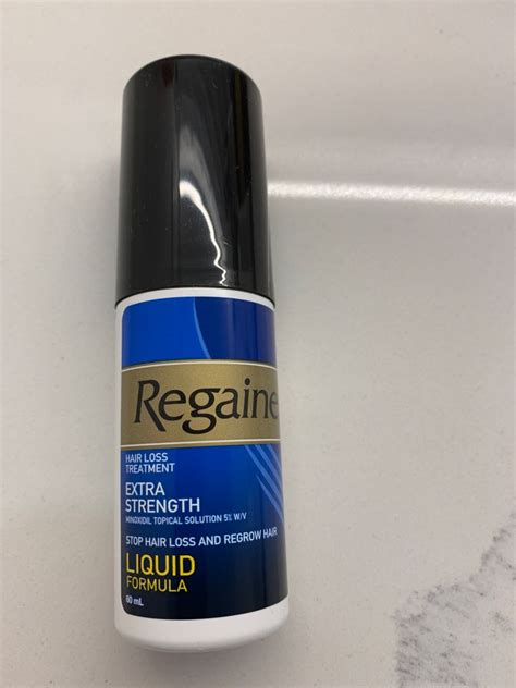 Regaine Extra Strength Minoxidil Topical Solution 5 W V Solution Stop