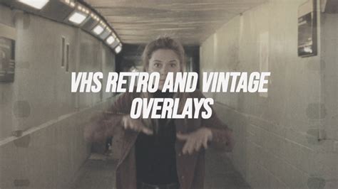 Vhs Retro And Vintage Overlays For Premier Pro Premiere Pro Templates