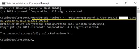 Unlock Bitlocker Drives In Windows 10