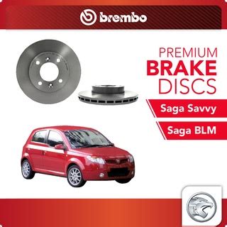 BREMBO Front Discs 2pcs Compatible With Proton Saga BLM FLX Saga