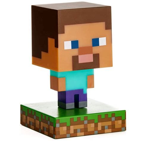 Lampka Nocna Minecraft Steve D Oryginalna Lampa Dla Dzieci Na Noc