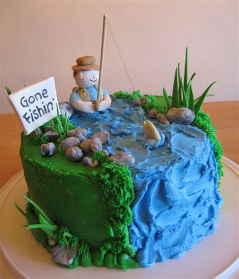 GALLERY 6 Cakes Fish Cake Birthday Gone Fishing Cake Fish Cake