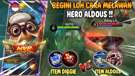 BEGINI CARA DIGGIE MELAWAN HERO ALDOUS TERNYATA MUDAHBEST BUILD