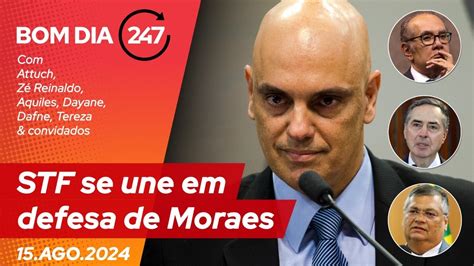 Bom Dia Stf Se Une Em Defesa De Moraes Youtube