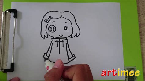 How To Draw Coraline Youtube