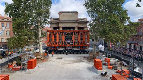 Historique Opération déplacement du monument aux morts réussie à Toulouse