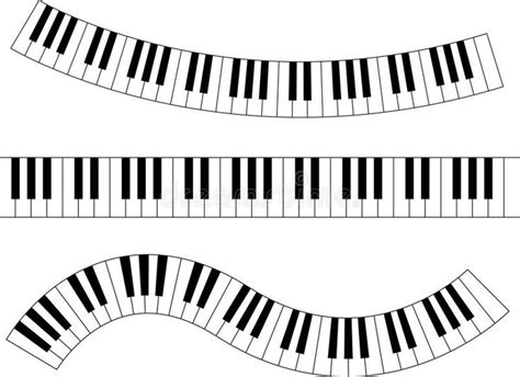 Piano Keyboard Drawing