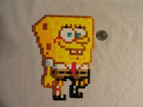 Spongebob Squarepants Perler Bead Sprite