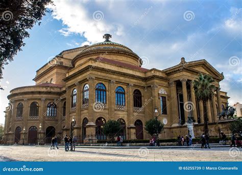 Teatro Massimo in Palermo, Italy Editorial Stock Image - Image of door, theatrical: 65255739