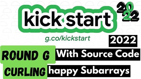 Google Kick Start Round G Solution Of Curling Youtube