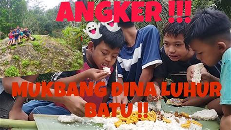 Merinding Mukbang Di Atas Batu Besar Lahang Channel Youtube