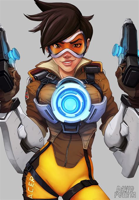 Tracer Overwatch Fanart David Puerta Altes On ArtStation At Https