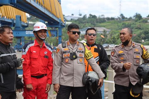 Jelang Libur Nataru Kapolres Sukabumi Tinjau Jalur Tol Bocimi Sesi 2