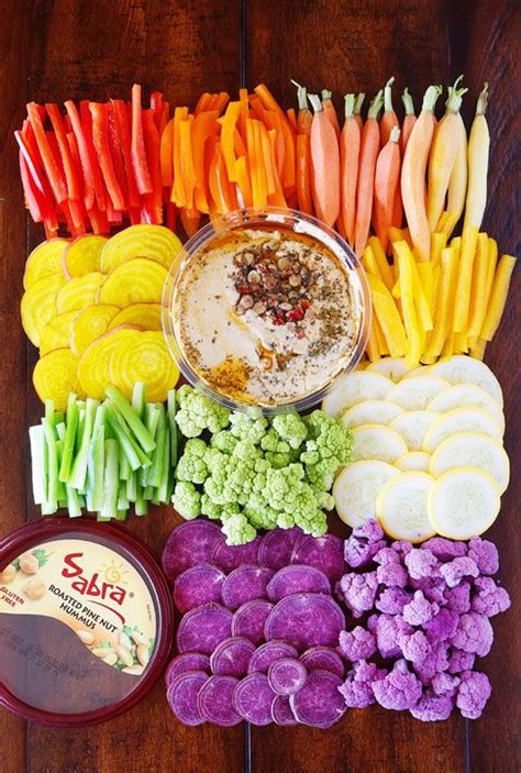 Rainbow Vegetable Tray Easy Vegetable Appetizer Recipe Vegetable