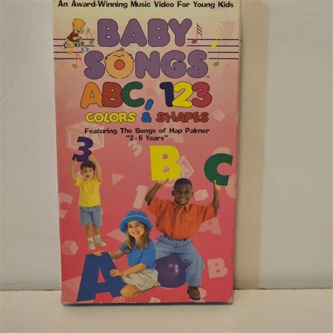 Baby Songs Abc 123 Colors And Shapes Vhs 1999 Rare Video Hap Palmer 2 6