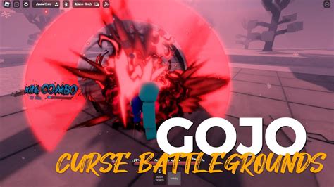 [curse Battlegrounds] New Gojo S Moveset Roblox Youtube