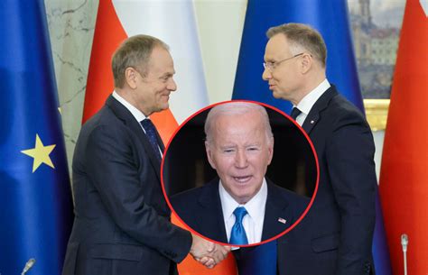 Duda i Tusk polecą do Waszyngtonu Spotkają się z Joe Bidenem