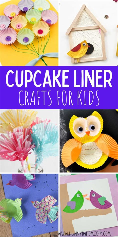 11 Cute Cupcake Liner Crafts for Kids to Make at Home