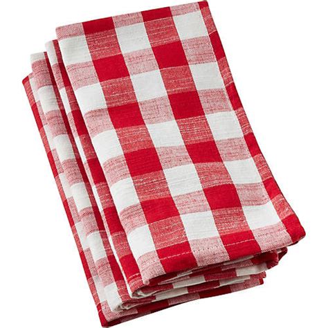 Checkered Napkins Lands End