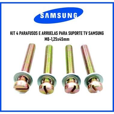 Kit Parafusos M X Mm Para Suporte Tv Samsung Shopee Brasil