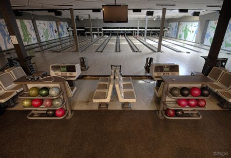 Abandoned Bowling Alley With Power On And Everything Left Behind 5025 X