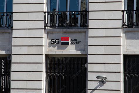 Societe Generale Sud Ouest Facade Logo Sign And Text Brand Of Office