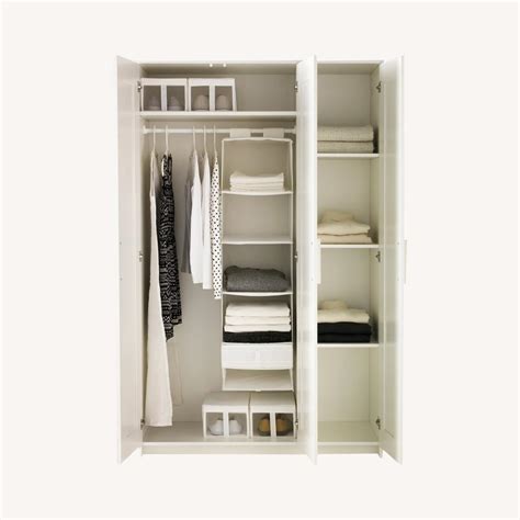 Ikea Brimnes 3 Door Wardrobe White Aptdeco