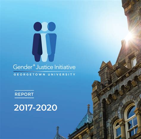 Annual Report 2017 2020 Gender Justice Initiative Georgetown University