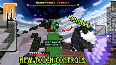 Playing Nethergames Bedwars In New Map With New Touch Controls