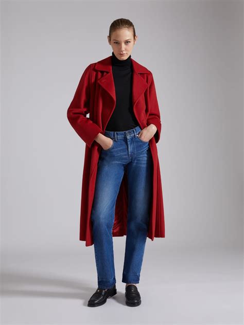 Max Mara Manuela Icon Coat Red Editorialist