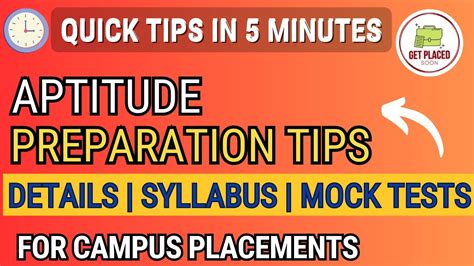 How To Prepare Aptitude For Campus Placements Aptitude Test