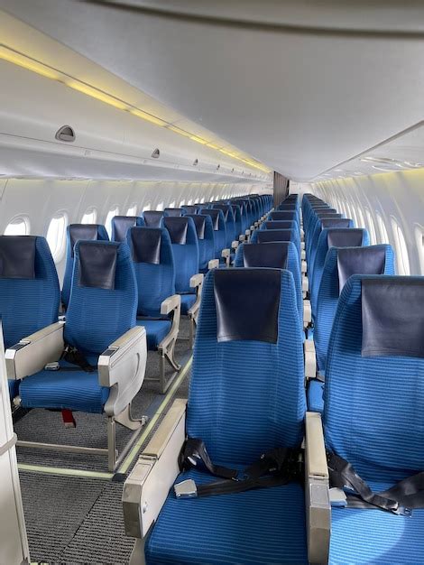 Premium Photo View Of Empty Seats In Airplane