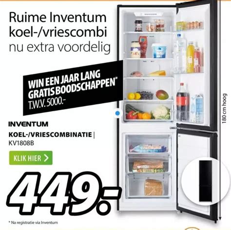 INVENTUM KOEL VRIESCOMBINATIE Aanbieding Bij Expert