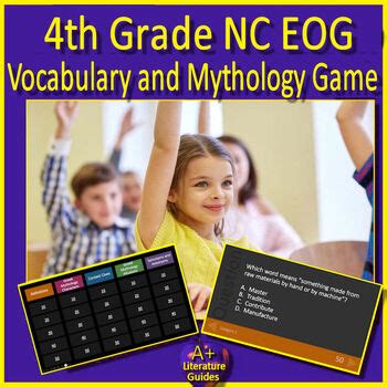 Th Grade Nc Eog Vocabulary And Mythology Game North Carolina Reading