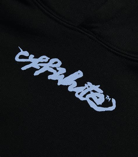 Off White Kids Black Script Logo Hoodie 4 10 Years Harrods Uk