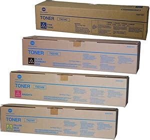 Konica Minolta Bizhub C Standard Yield Toner Cartridge Set Amazon