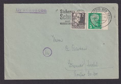 Briefmarken Ddr Brief Mif Pieck Pers Nlichkeiten Bahnpost Leipzig N