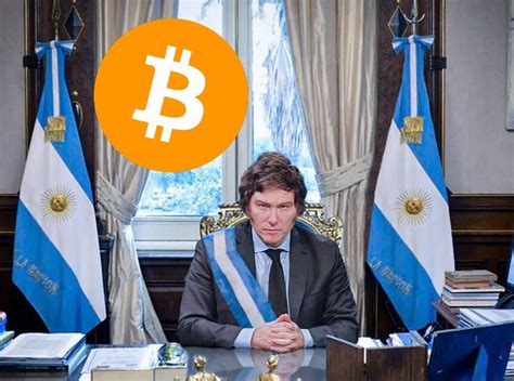 O Candidato Presidencial Pr Bitcoin Da Argentina Javier Milei For A