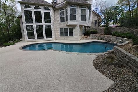 Pool Deck Ideas St Louis Mo Decorative Concrete Resurfacing