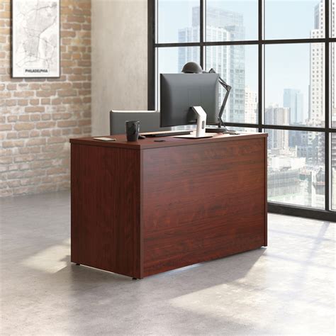 Sauder Affirm Engineered Wood 48 X 24 Computer Desk In Classic Cherry