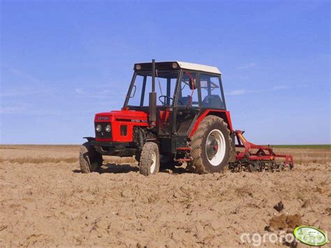 Fotografia Traktor Zetor Agregat Galeria Rolnicza Agrofoto