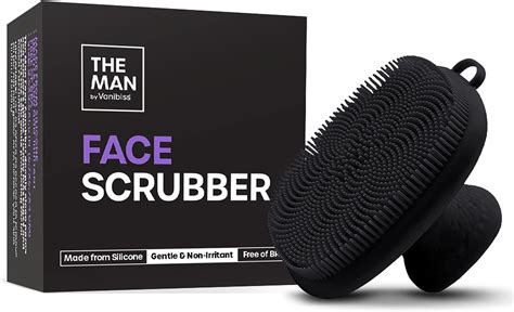 Amazon The Man Silicone Face Scrubber For Men Gentle Exfoliator