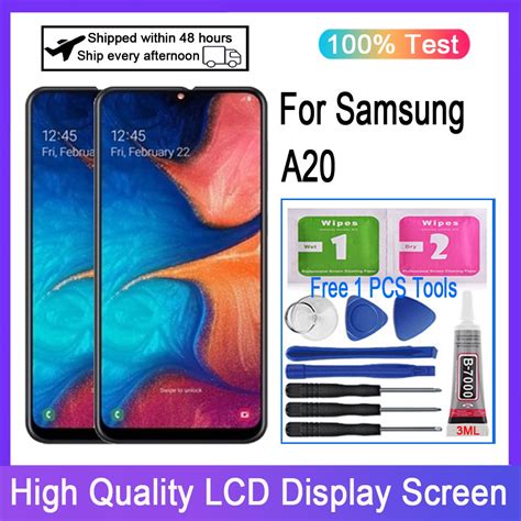 OLED For Samsung Galaxy A20 A205 SM A205F A205FN LCD Display Touch