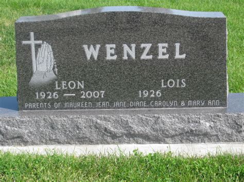 Leon Joseph Wenzel Find A Grave Memorial