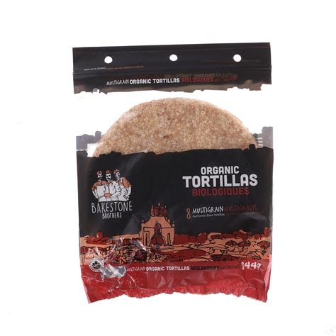 Bakestone Brothers Organic Multigrain Tortillas 344g Citysuper E Shop